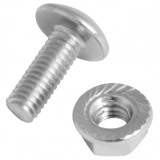 M6 x 12mm Tray Bolt Combi Drive & Nut